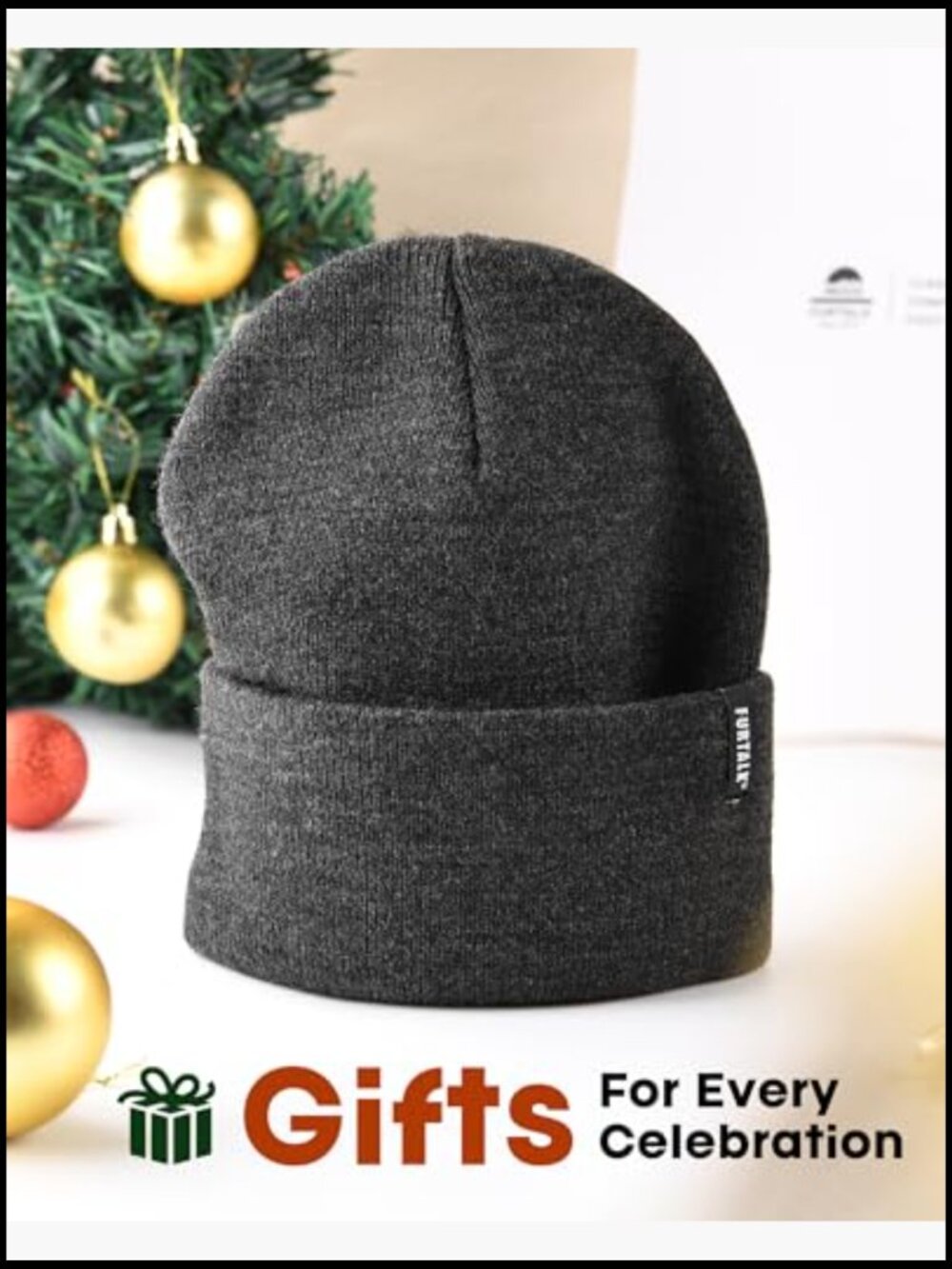 Super Soft Acrylic Cuffed Beanie Hat for Men Women Winter Knit Skull Cap Unisex - Picture 6 of 7